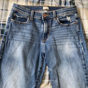 High rise boyfriend jeans